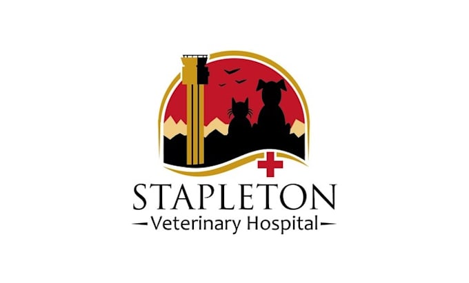 create a lasting memory logo for a veterinary hospital