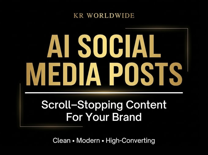 create branded ai social media posts captions and hashtags