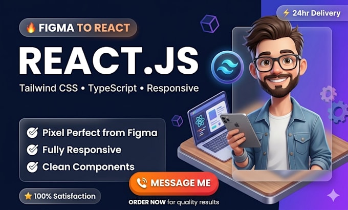 convert figma to HTML, CSS, javascript, responsive website