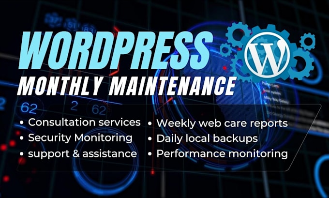 provide maintenance and support for your wordpress website