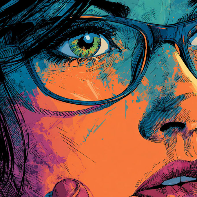 design comic book illustration with comic book illustrator