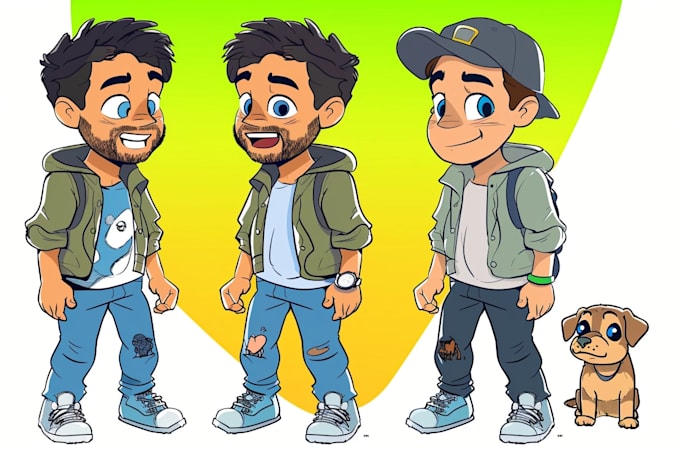 draw custom cartoon character