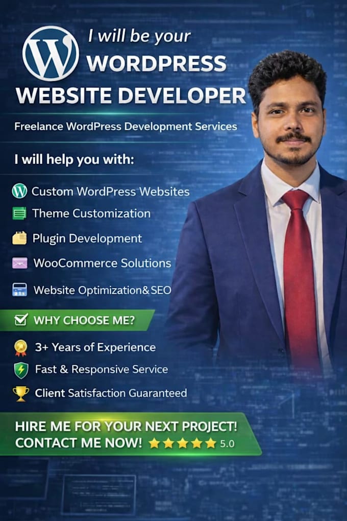 do web development by wordpress
