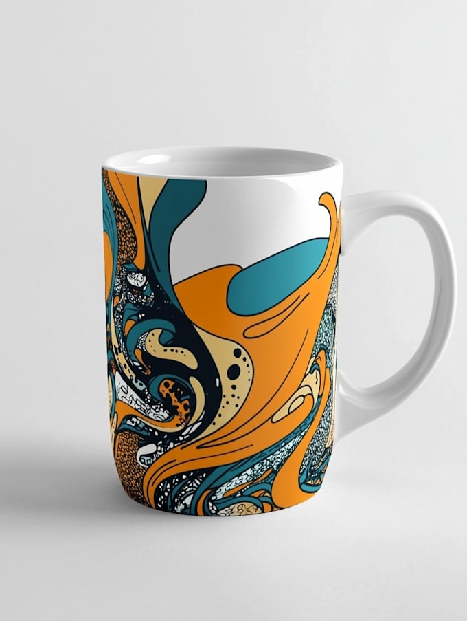 create a mug or coffee mug design for your brand