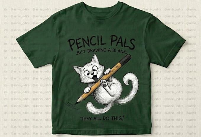 create cute, funny and cartooned tshirt design