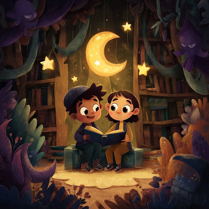 do a childrens book illustration