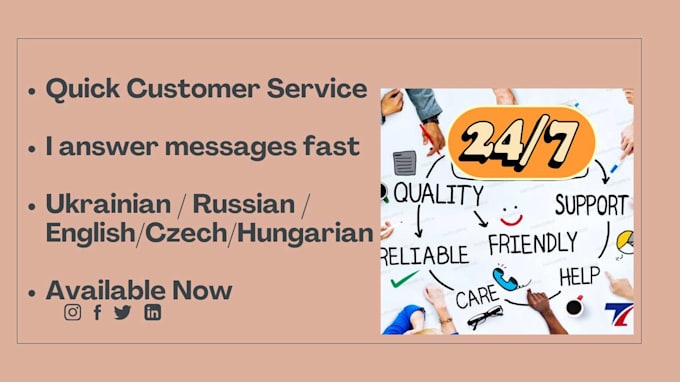 professionally reply to customers and provide multilingual support