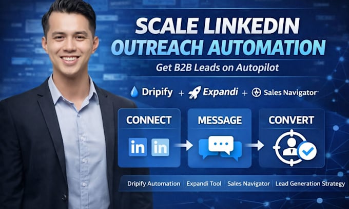 scale linkedin outreach automation with dripify for b2b leads