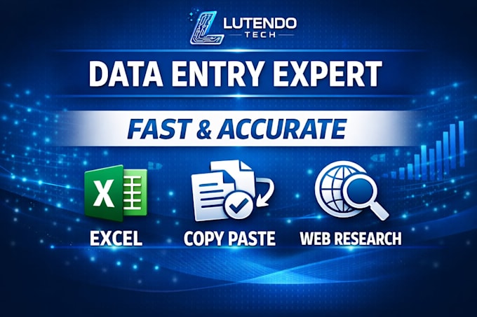 provide professional data entry and excel services