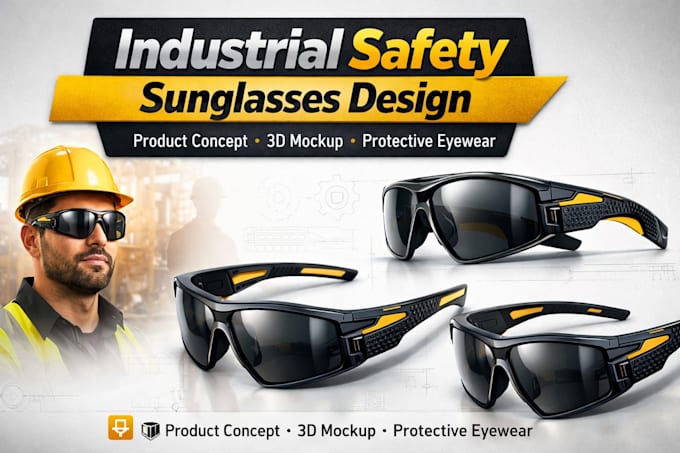 do ergonomic safety sunglasses, protective eyewear for mining with 3d products