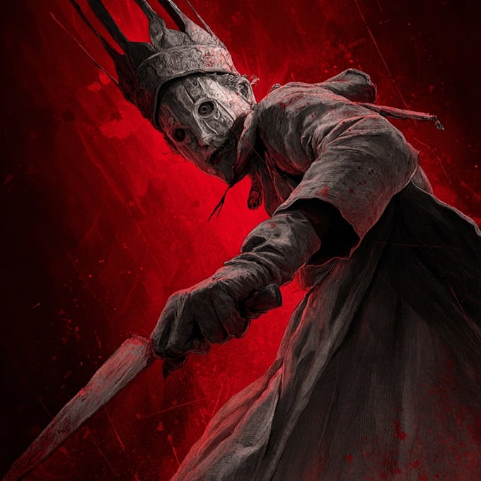 make a dark horror and fantasy horror character