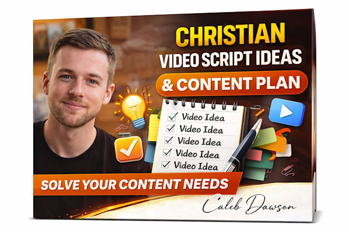 create christian video scripts ideas and content plan for your channel