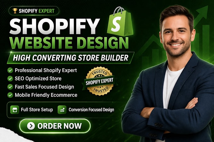 develop shopify website and shopify store design SEO optimize fast top sale fast
