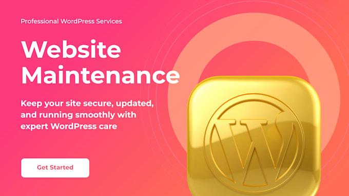 maintain and fix your wordpress website at low cost