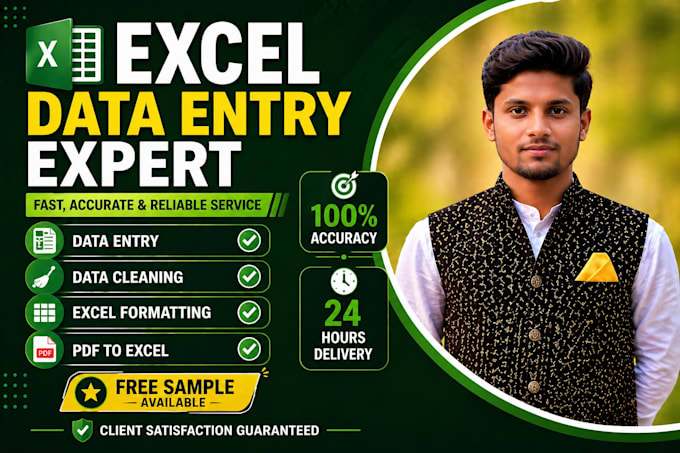 clean, format and organize excel data professionally