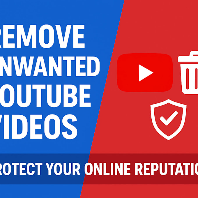remove youtube video in short time by apply dmca