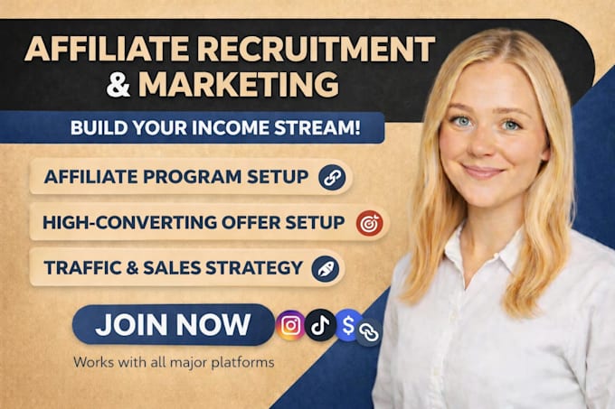 recruit targeted high converting affiliate to grow your affiliate program