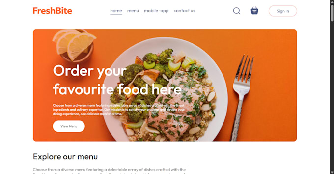 create responsive landing page or fix frontend issues