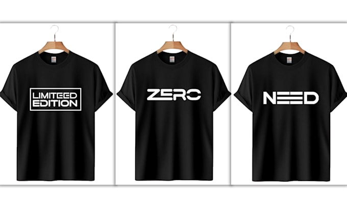 design modern typography t shirt designs