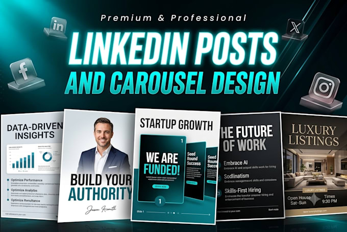 design engaging linkedin carousel posts