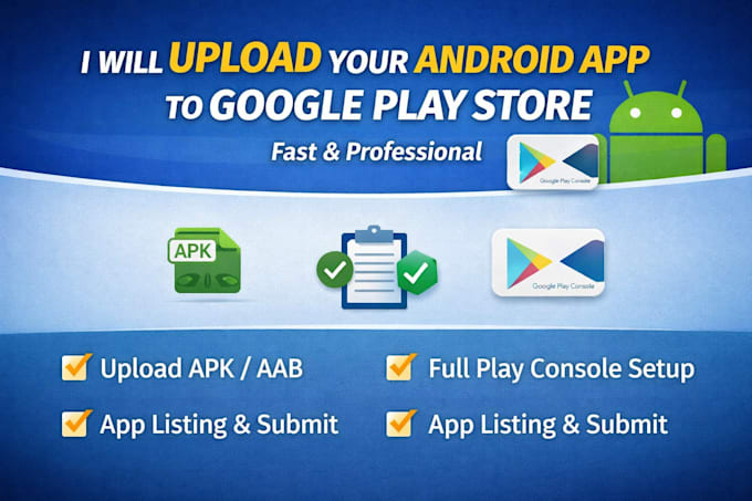 upload and publish your android app to google play store