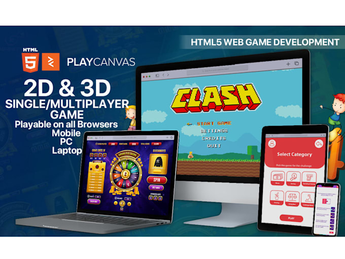 do custom 2d or 3d html5 game browser game web game javascript game webgl game