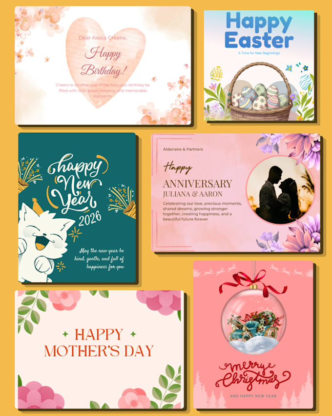 design beautiful greeting cards for any occasion