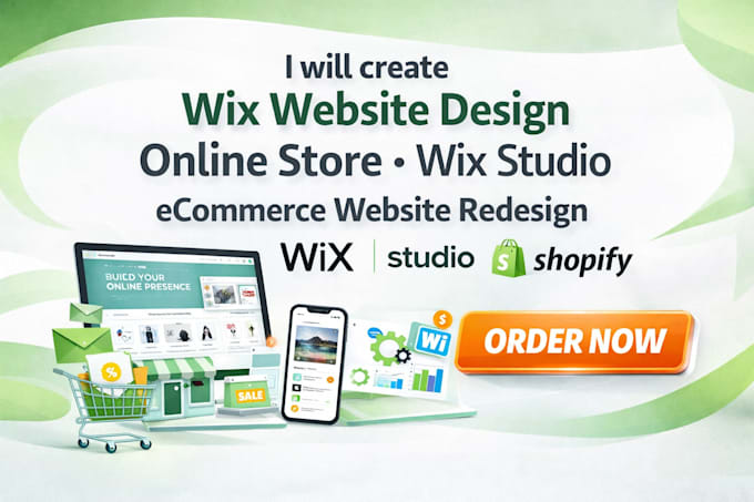 Create wix website design online store wix studio ecommerce website ...