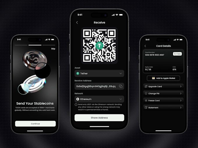 create a mobile crypto wallet app