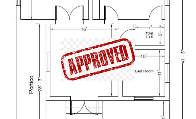 autocad floor plan drafting  modifications floor plan cad drawing house design