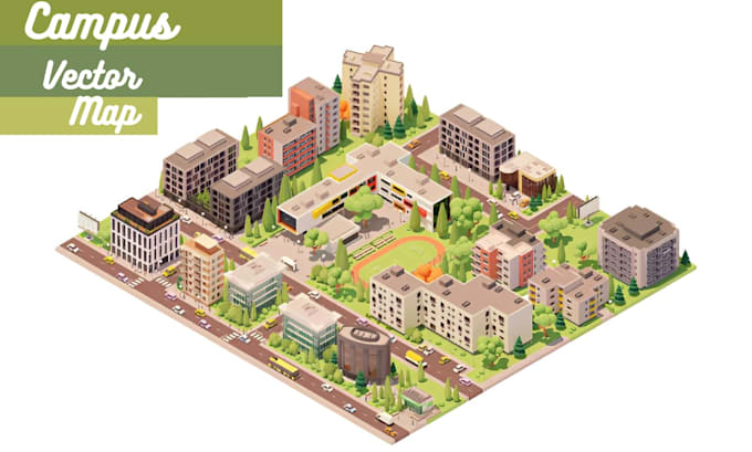 Design an ada compliant campus map with intuitive wayfinding and ...