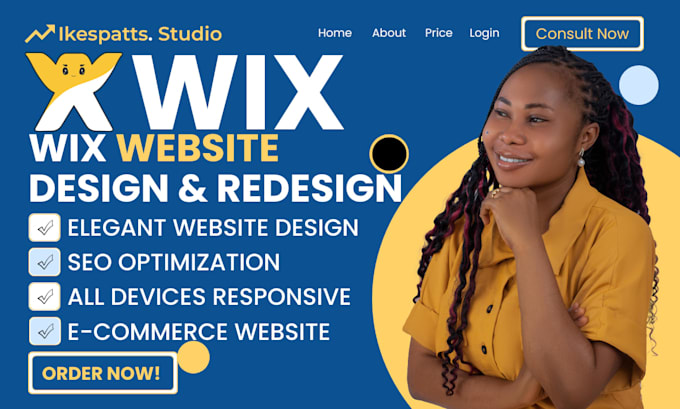 wix website redesign design wix website wix online store wix design