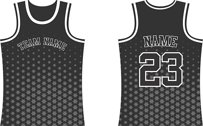 layout your jersey design into pattern for sublimation print