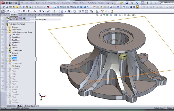 do 3d cad product design and manufacturing drawings in solidworks