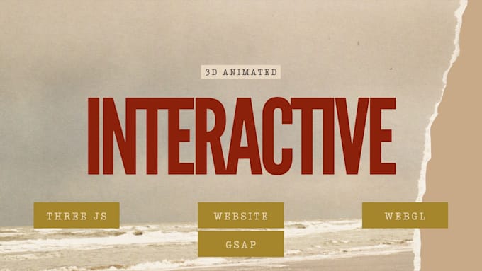 build 3d animated website three js interactive website 3d configurator website