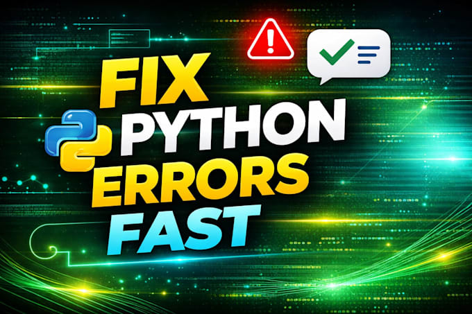 debug and fix your python code errors fast
