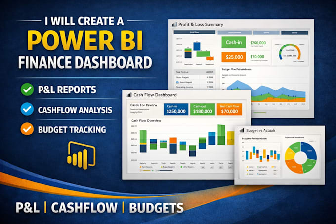 create a power bi finance dashboard