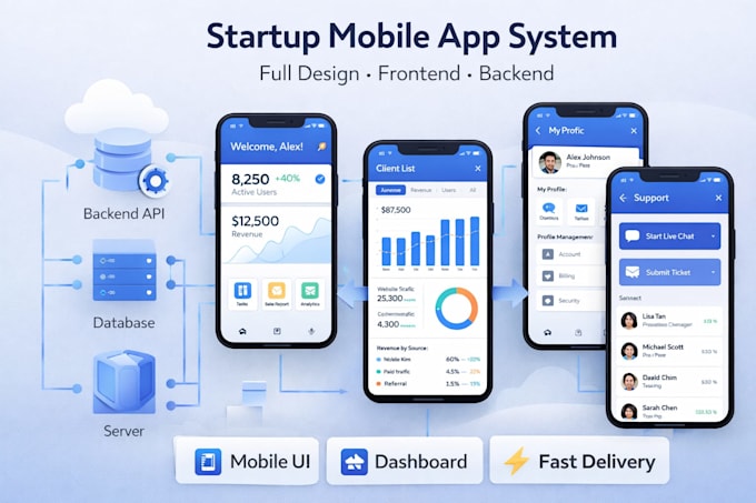 build your startup app from idea to full launch