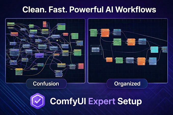 build custom comfyui workflow for ai image and model generation