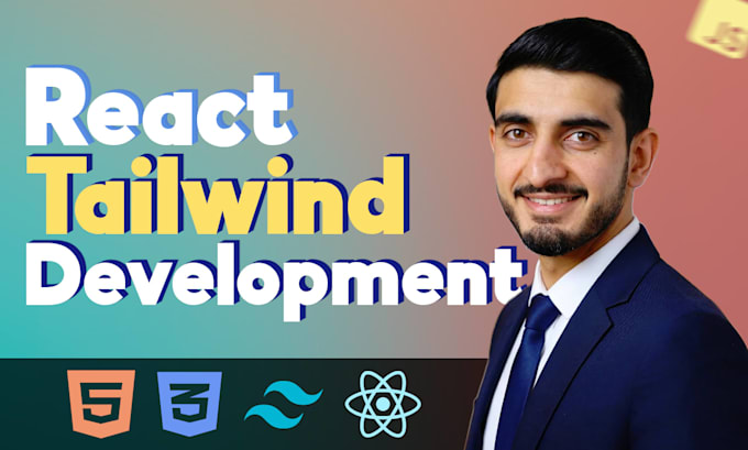 build a responsive react js and tailwind CSS website