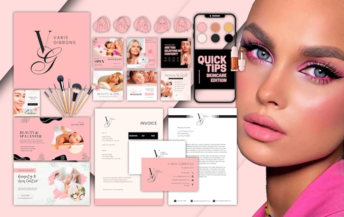 do luxury logo, canva branding kit, and brand identity