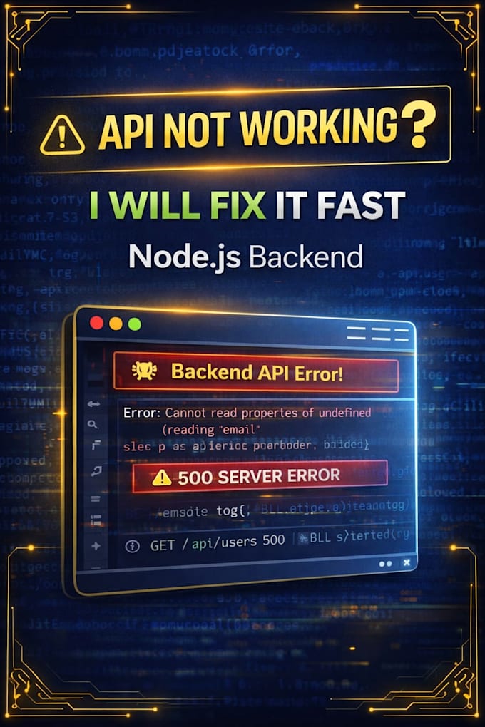 fix bugs and optimize your node backend API