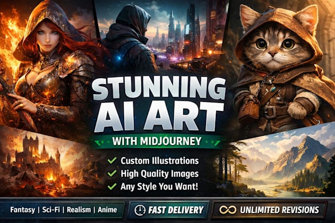 create stunning ai generated art with midjourney