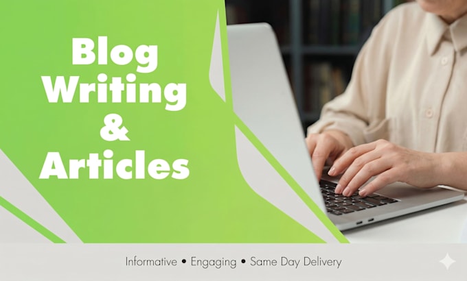write engaging blog posts and articles for your website