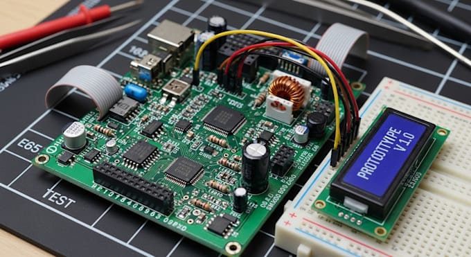 develop hardware prototype with pcb design and layout
