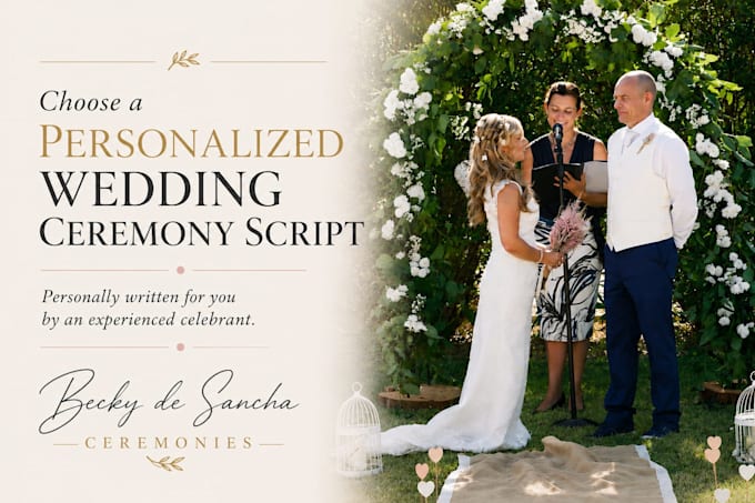design a personalized wedding ceremony script