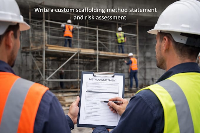write a custom scaffolding method statement and risk assessment