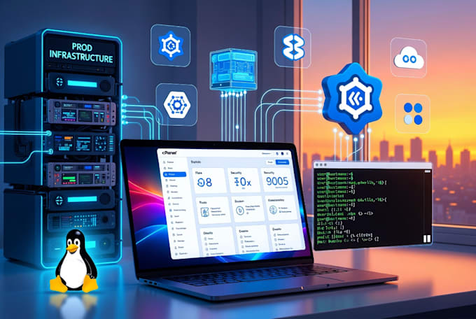 devops engineer server setup docker kubernetes maintenance