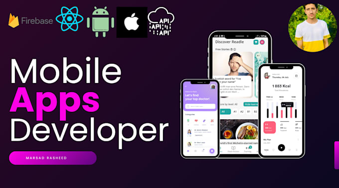Develop a high performance mobile app using flutter or react native by ...