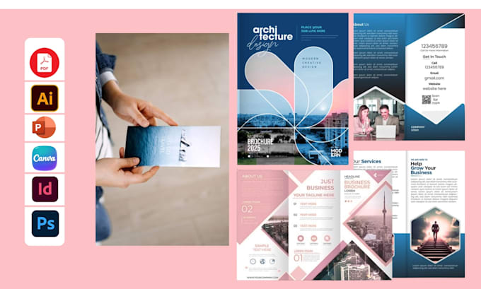 Digital Brochure.pdf Design digital pdf brochure, company profile, annual report, proposal ...